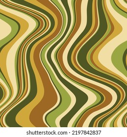 
Abstract weaves seamless vector pattern. 60’s, 70’s style hippie background with waves, psychedelic groovy texture. Perfect for textile, wallpaper or print design.
