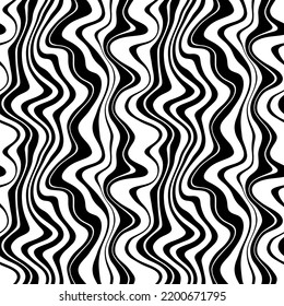 
Abstract weaves seamless vector pattern. 60’s, 70’s style hippie background with waves, psychedelic groovy texture. Perfect for textile, wallpaper or print design.
