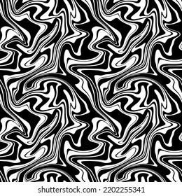 
Abstract weaves seamless vector pattern. 60’s, 70’s style hippie background with waves, psychedelic groovy texture. Perfect for textile, wallpaper or print design.
