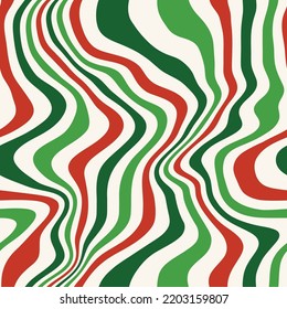 
Abstract weaves seamless vector pattern. 60’s, 70’s style hippie background with waves, psychedelic groovy texture. Perfect for textile, wallpaper or print design.
