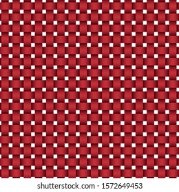 Abstract weaving bending on the isolated white background