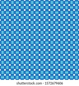 Abstract weaving bending on the isolated white background