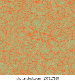 Abstract weaving seamless pattern in retro colors