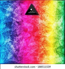 Abstract web background. Triangles background. Geometrical lines