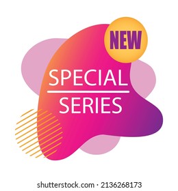 Abstract web banner, business card, template NEW SPECIAL EDITION - Vector illustration