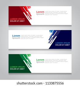 Abstract Web banner design background or header Templates