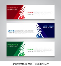 Abstract Web banner design background or header Templates