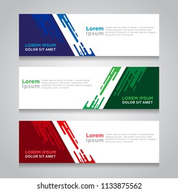 Abstract Web banner design background or header Templates