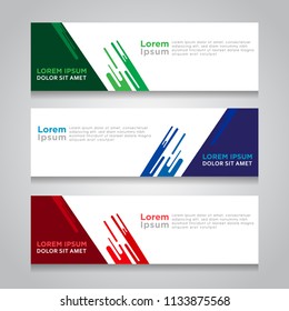 Abstract Web banner design background or header Templates