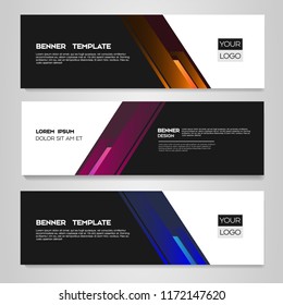 Abstract Web banner design background or header Templates, brochures and cards template,Banner design for business presentation