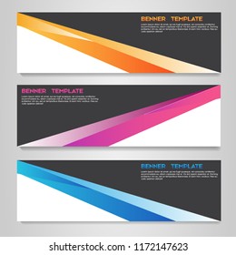 Abstract Web banner design background or header Templates, brochures and cards template,Banner design for business presentation