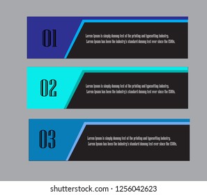 Abstract Web banner design background or header Templates. Collection of web banner template.