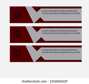 Abstract Web banner design background or header Templates. Collection of web banner template.