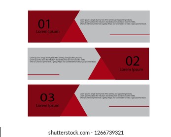 Abstract Web banner design background or header Templates