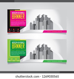 Abstract Web banner design background or header Templates