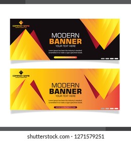 Abstract Web banner design background or header Templates