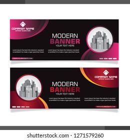 Abstract Web banner design background or header Templates