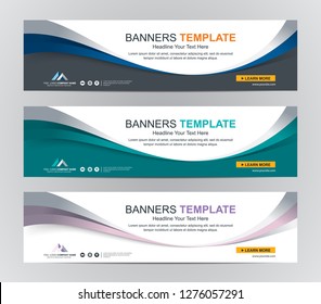 Abstract Web banner design background or header Templates