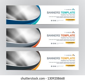 Abstract Web banner design background or header Templates