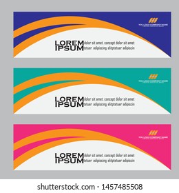 Abstract Web banner design background or header Templates
