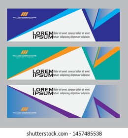 Abstract Web banner design background or header Templates
