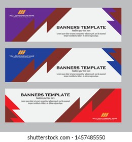 Abstract Web banner design background or header Templates
