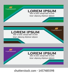 Abstract Web banner design background or header Templates
