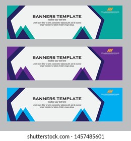 Abstract Web banner design background or header Templates

