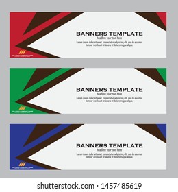 Abstract Web banner design background or header Templates
