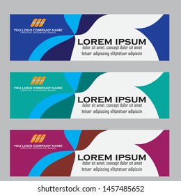 Abstract Web banner design background or header Templates
