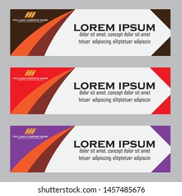 Abstract Web banner design background or header Templates
