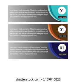Abstract Web banner design background or header Templates