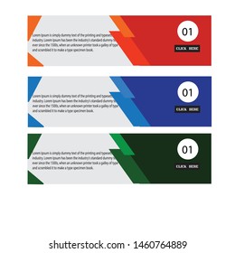 Abstract Web banner design background or header Templates