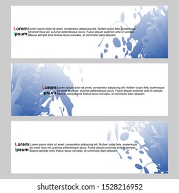 Abstract Web banner design background or header Templates.
