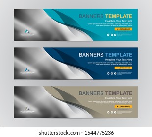 Abstract Web banner design background or header Templates