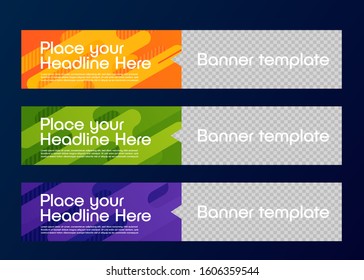 	
Abstract Web Banner Design Background or Header Templates Vector Illustration