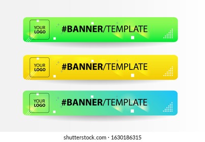 Abstract web banner design background or header template vector eps 10