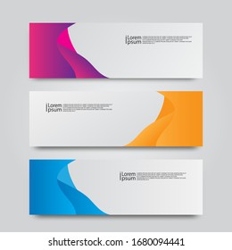 Abstrakter Web-Banner-Designhintergrund