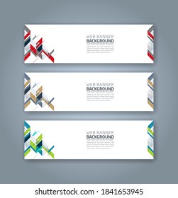 Abstract Web banner design background or header Templates
