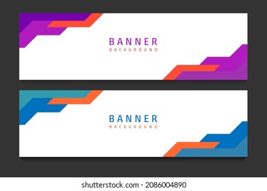 Abstract Web banner design background or header Templates, minimal concept.