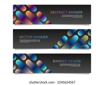 Abstract Web banner design background or header template stock vector
