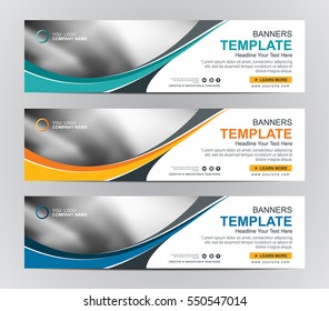 Abstract Web Banner Design Background Header Stock Vector (Royalty Free ...