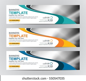 Abstract Web banner design background or header Templates