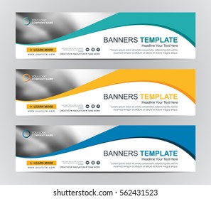 Abstract Web banner design background or header Templates