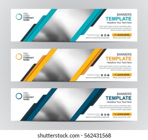 Abstract Web banner design background or header Templates