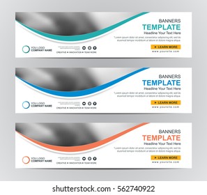 Abstract Web banner design background or header Templates