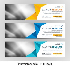 Abstract Web banner design background or header Templates