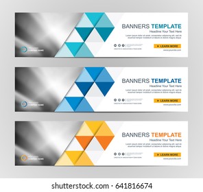 Abstract Web banner design background or header Templates