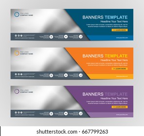 Abstract Web banner design background or header Templates