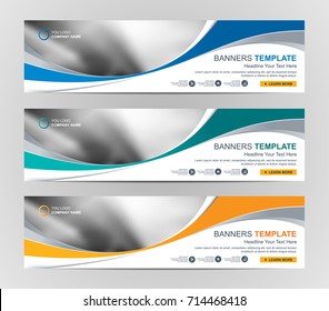 Abstract Web banner design background or header Templates
